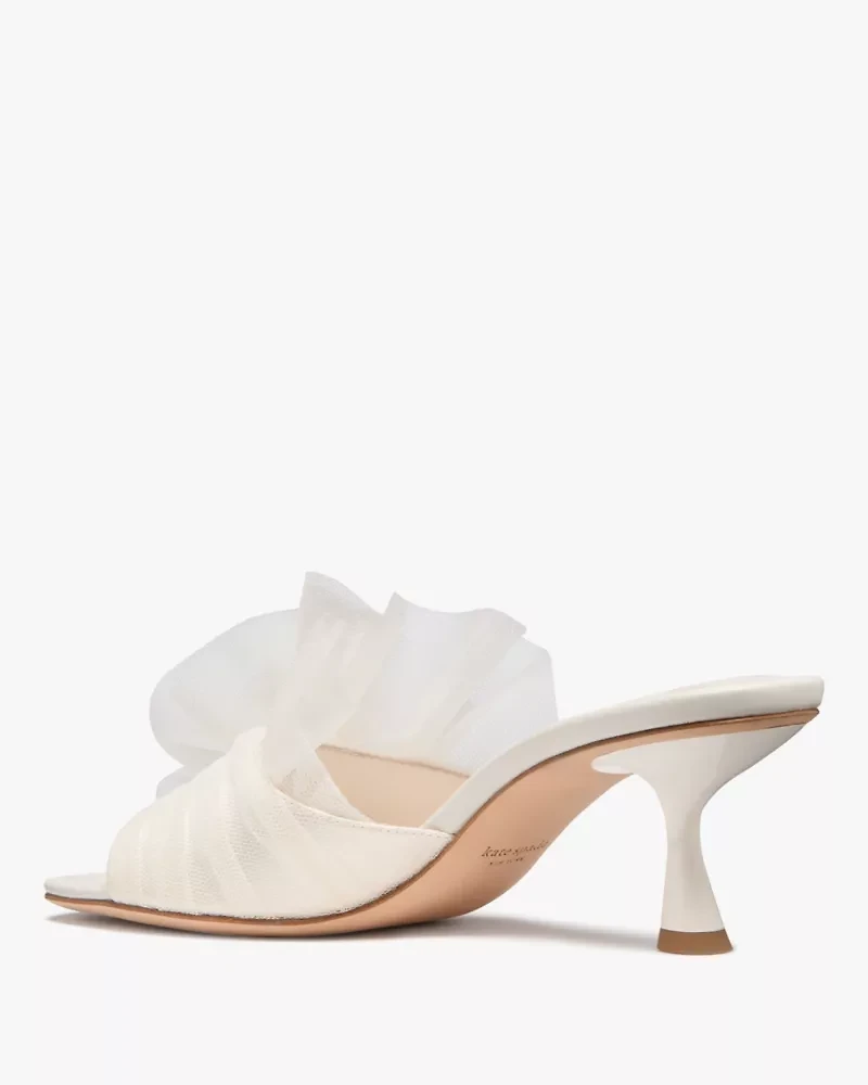 Flourish Tulle Heeled Sandals