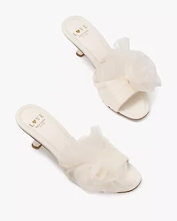 Flourish Tulle Heeled Sandals