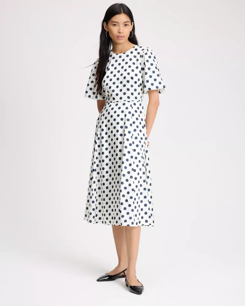 Breezy Dot Matinee Dress