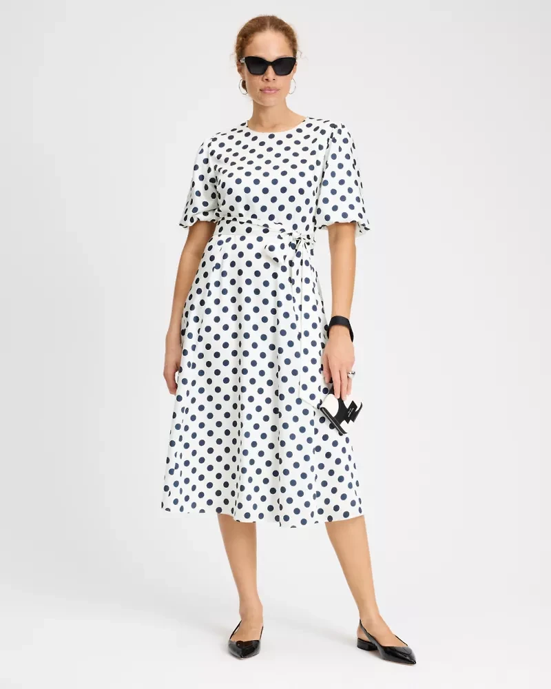 Breezy Dot Matinee Dress
