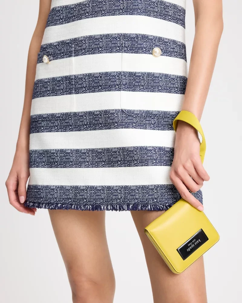 Sailor Stripe Tweed Shift Dress