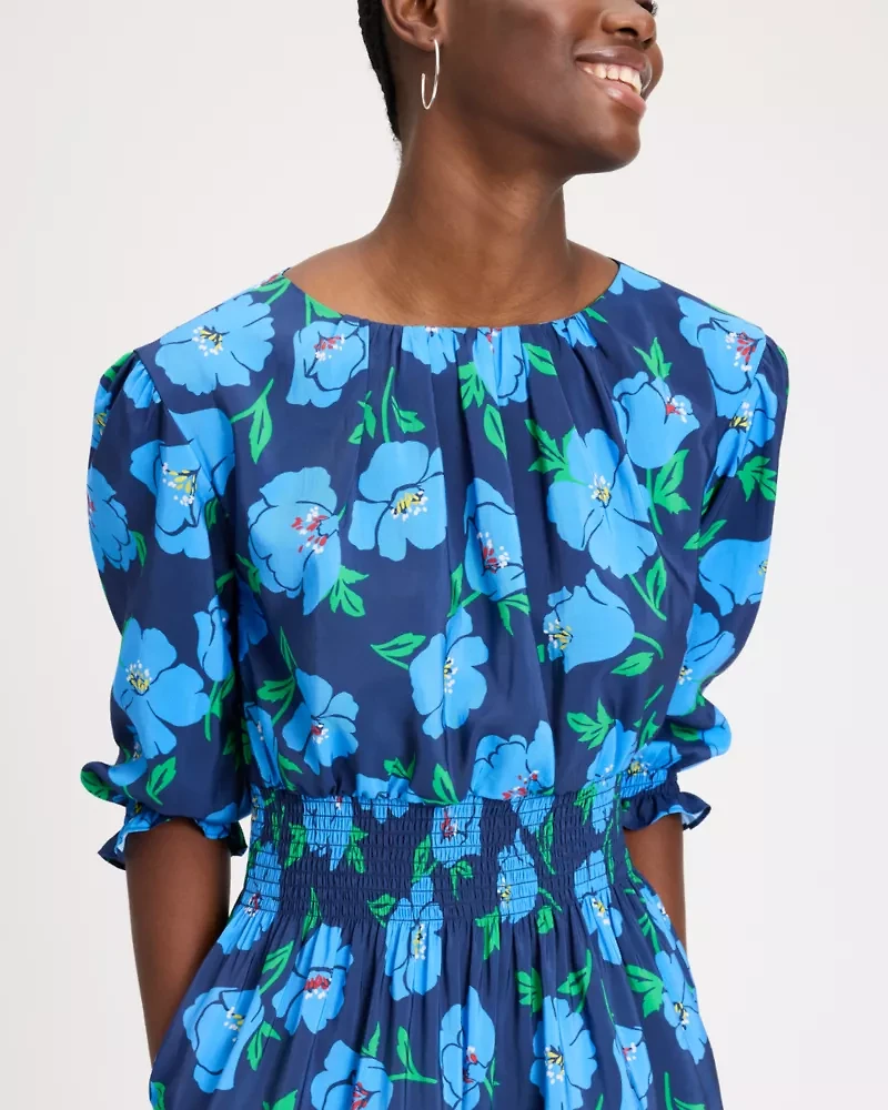 Springtime Blooms Smocked Dress