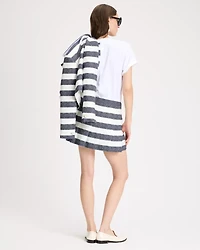 Sailor Stripe Pleated Skirt
