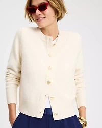 Gold Heart Button Nell Cardigan