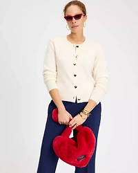 Gold Heart Button Nell Cardigan