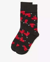 Cupid Hearts 3-pack Boxed Crew Socks Set