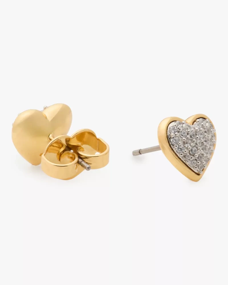 With All My Heart Pavé Studs