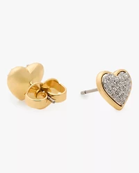 With All My Heart Pavé Studs