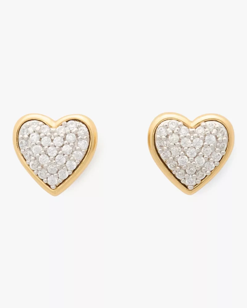 With All My Heart Pavé Studs