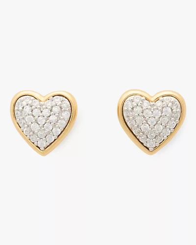 With All My Heart Pavé Studs