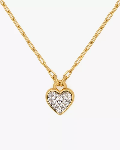 With All My Heart Pavé Pendant