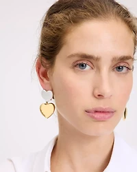 Heart You Double Drop Earrings