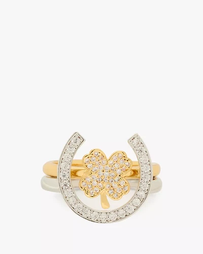 Lucky Charm Stacking Ring Set