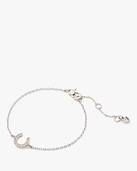 Lucky Charm Pavé Horseshoe Solitaire Bracelet