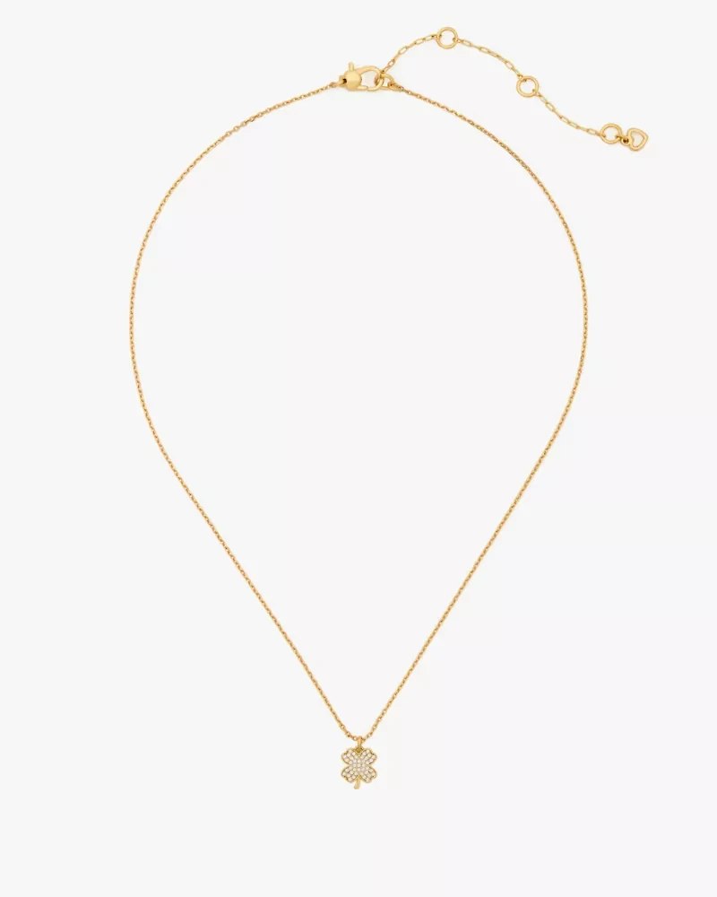 Lucky Charm Pavé Clover Pendant