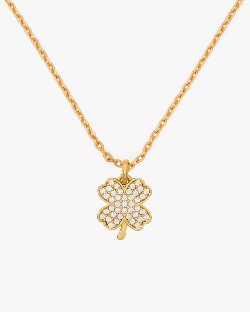 Lucky Charm Pavé Clover Pendant