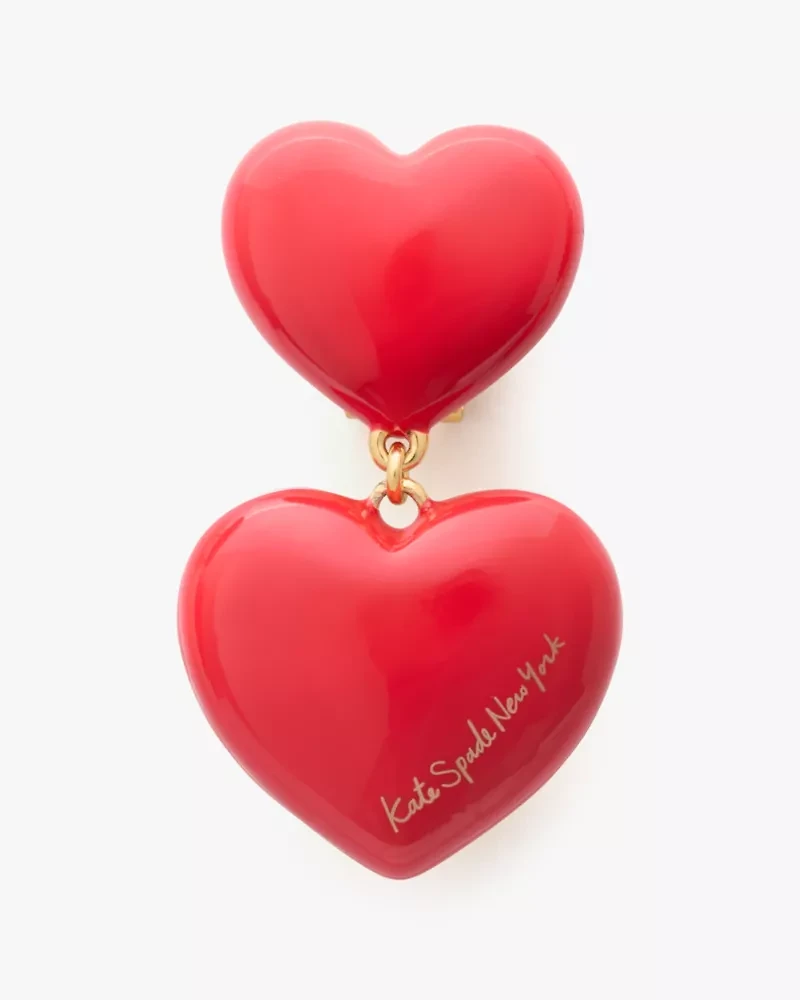 Heart You Double Drop Earrings