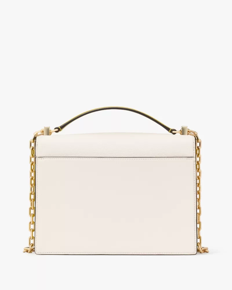 Deco Color-blocked Chain Shoulder Bag