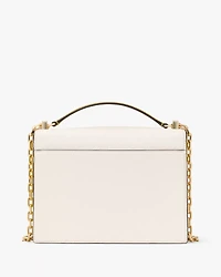 Deco Color-blocked Chain Shoulder Bag