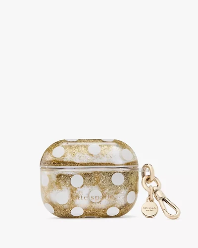 Polka Dot Liquid Glitter Airpods Pro Gen 2 Case