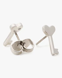 With All My Heart Key Studs