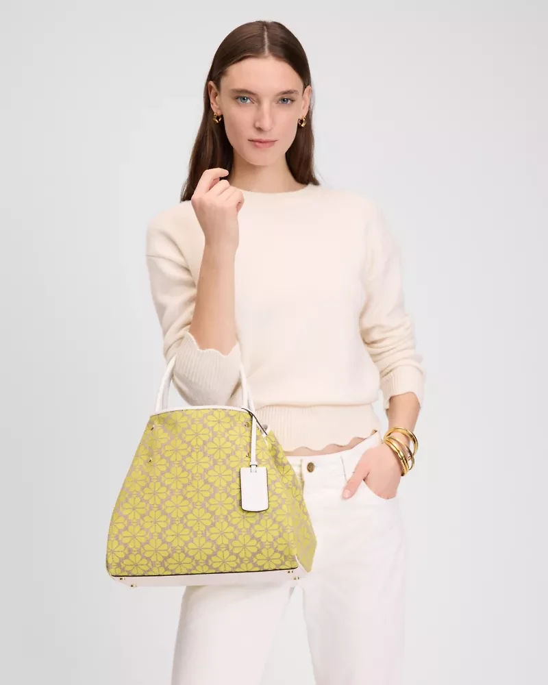 Spade Flower Jacquard Medium Everything Tote