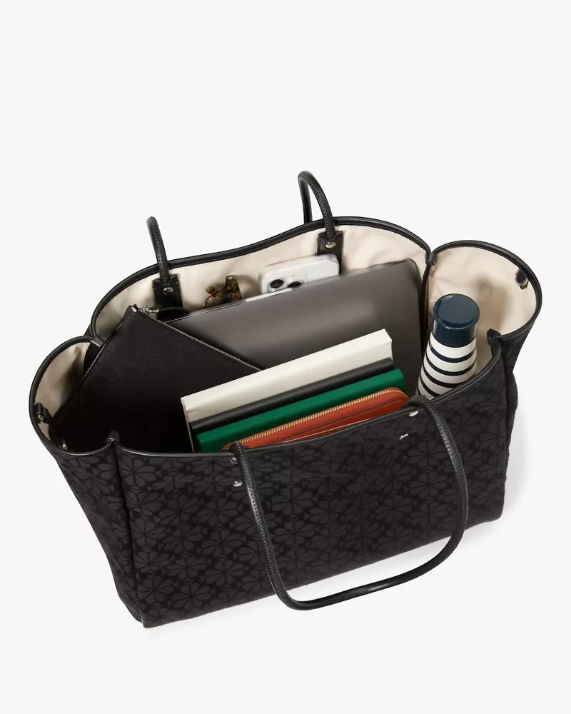 Spade Flower Jacquard Large Everything Tote
