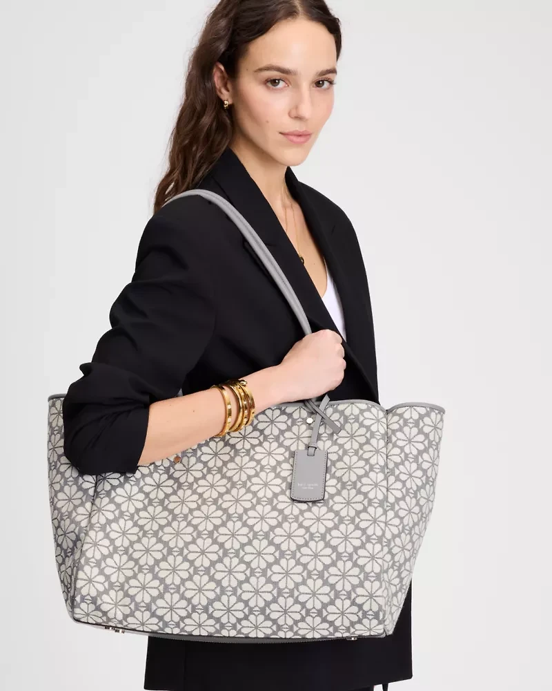 Spade Flower Jacquard Large Everything Tote