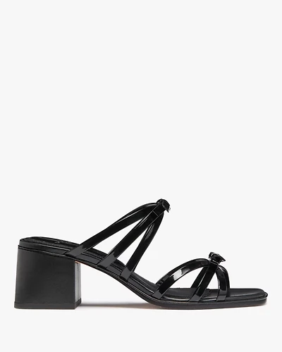 Carolina Patent Block Heel Sandals