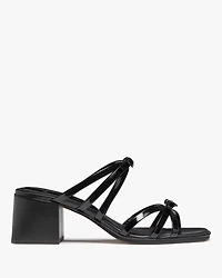 Carolina Patent Block Heel Sandals
