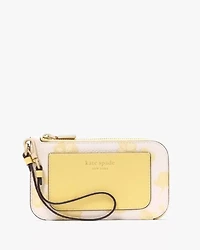 Ava Spring Pansies Card Case Wristlet