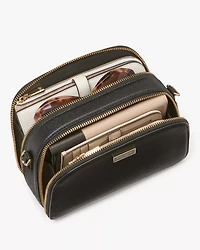 Serena Double Zip Dome Crossbody