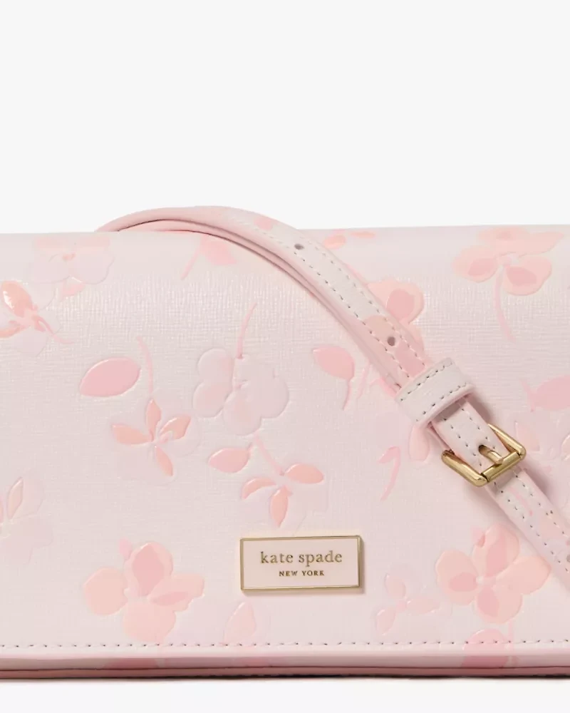 Serena Spring Pansies Chain Wallet