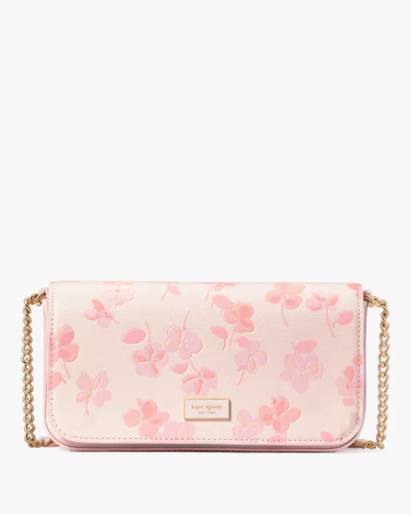 Serena Spring Pansies Chain Wallet