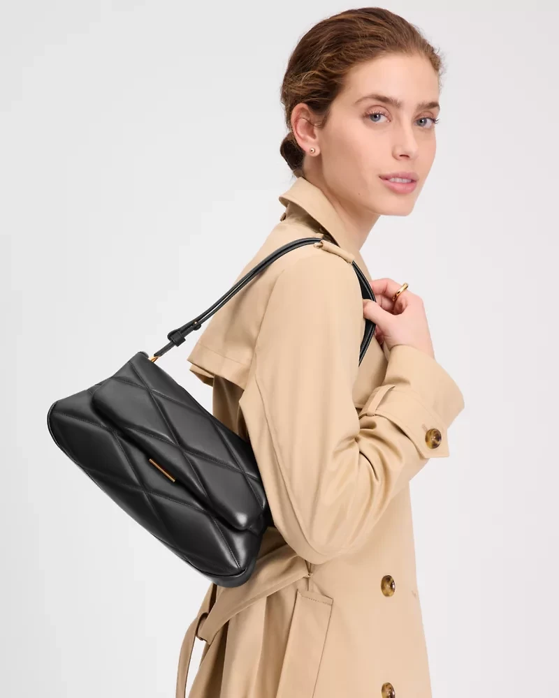 Grace Quilted Convertible Shoulder Bag
