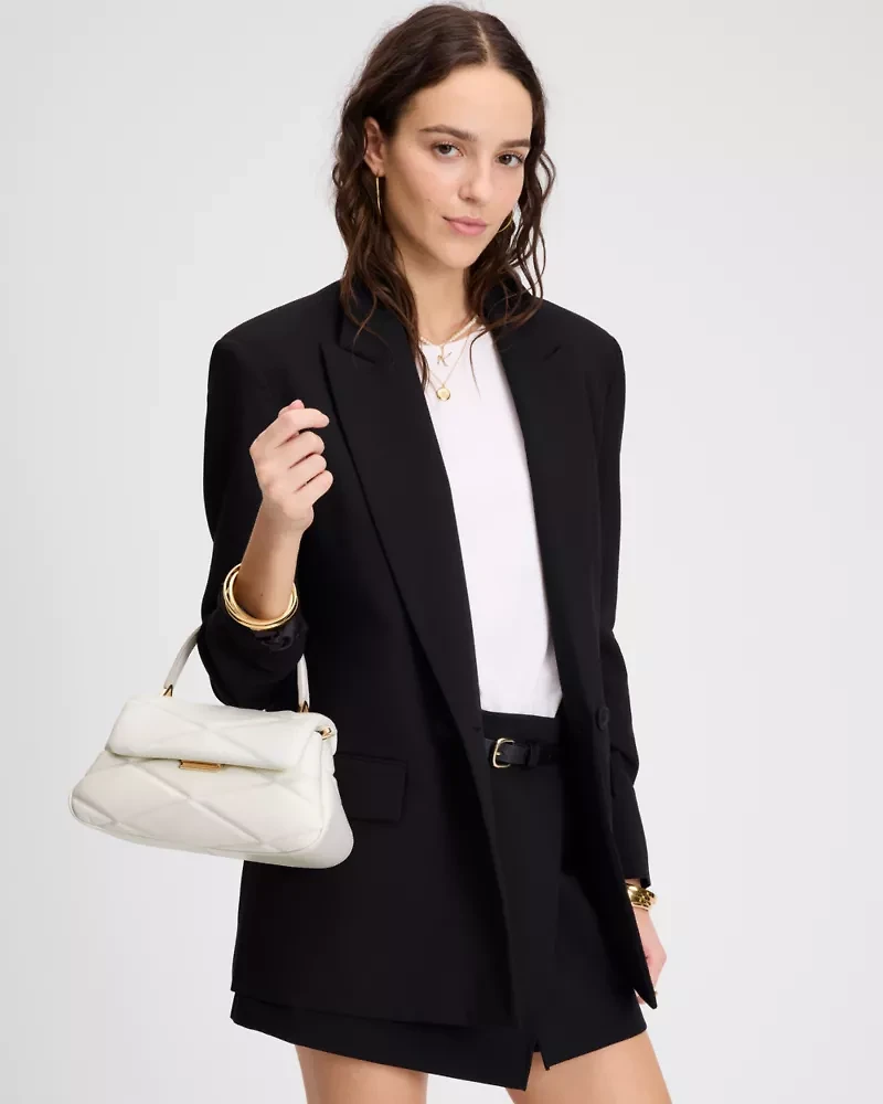 Grace Quilted Top Handle Bag