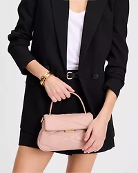 Grace Quilted Top Handle Bag