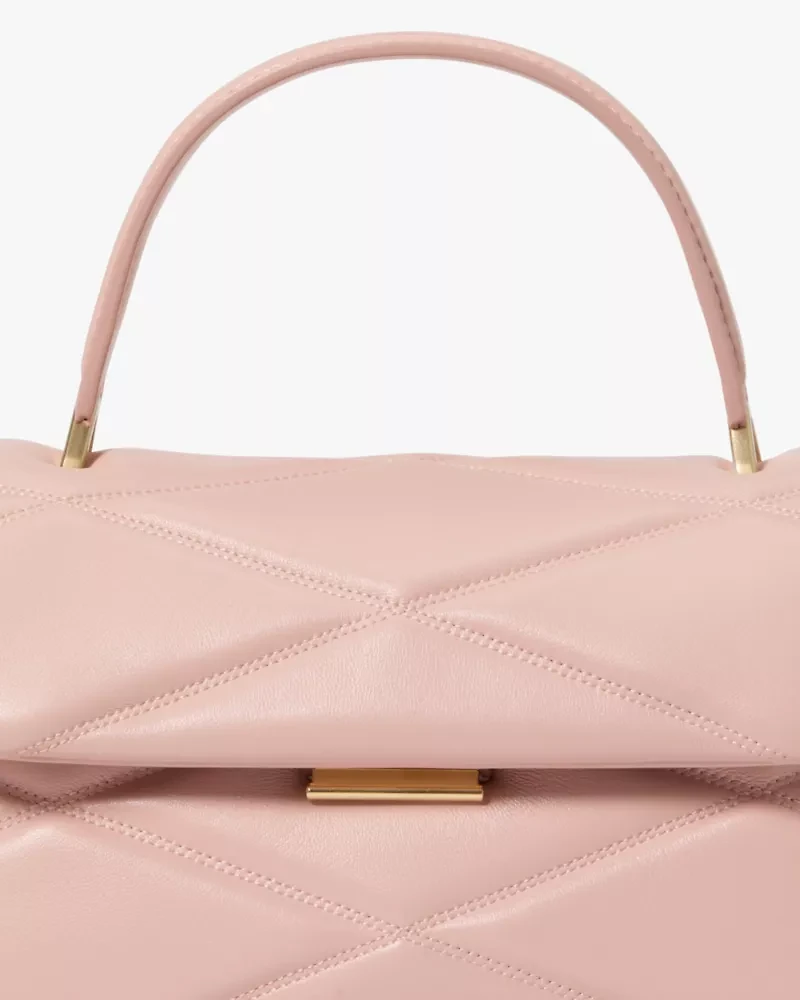 Grace Quilted Top Handle Bag