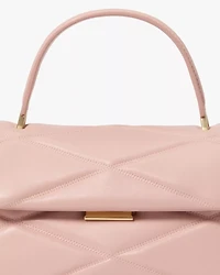 Grace Quilted Top Handle Bag