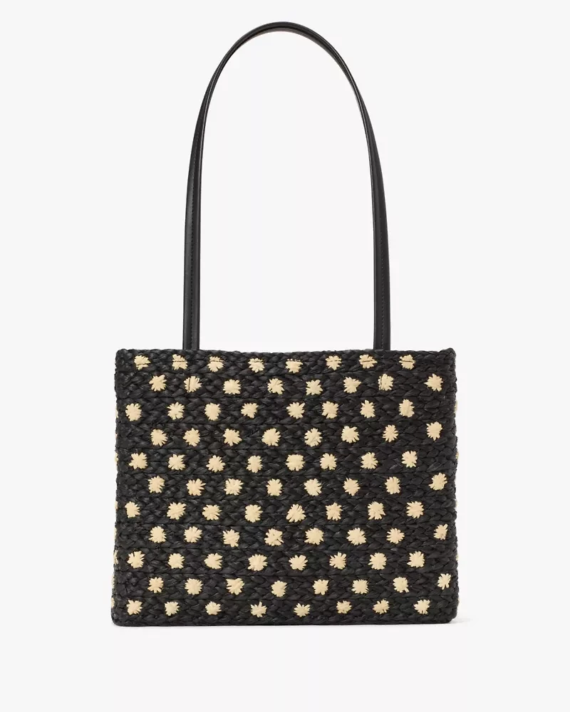 On Purpose Straw Medium Tote Bag