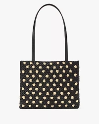 On Purpose Straw Medium Tote Bag