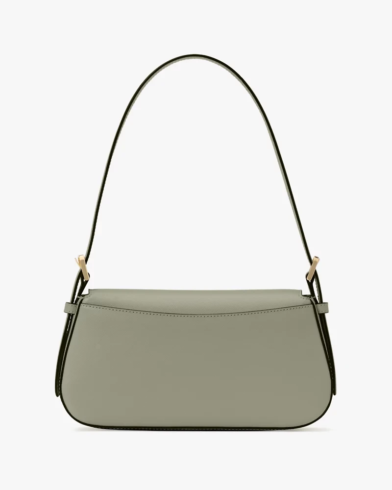 Madison Saffiano Leather Small Flap Shoulder Bag