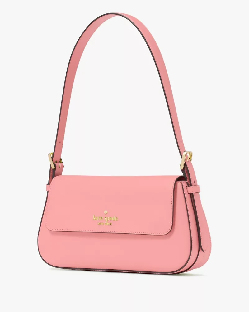 Madison Saffiano Leather Small Flap Shoulder Bag