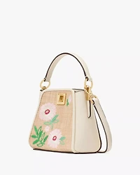 Phoebe Straw Mini Top Handle Crossbody