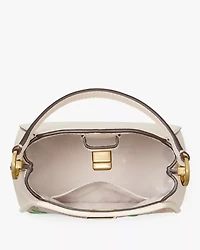 Phoebe Straw Mini Top Handle Crossbody