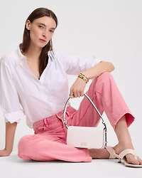 Daisy Lace Collar Button Up Shirt