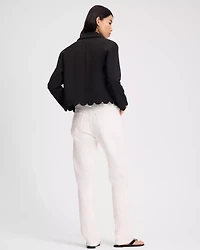 White Boyfriend Jeans