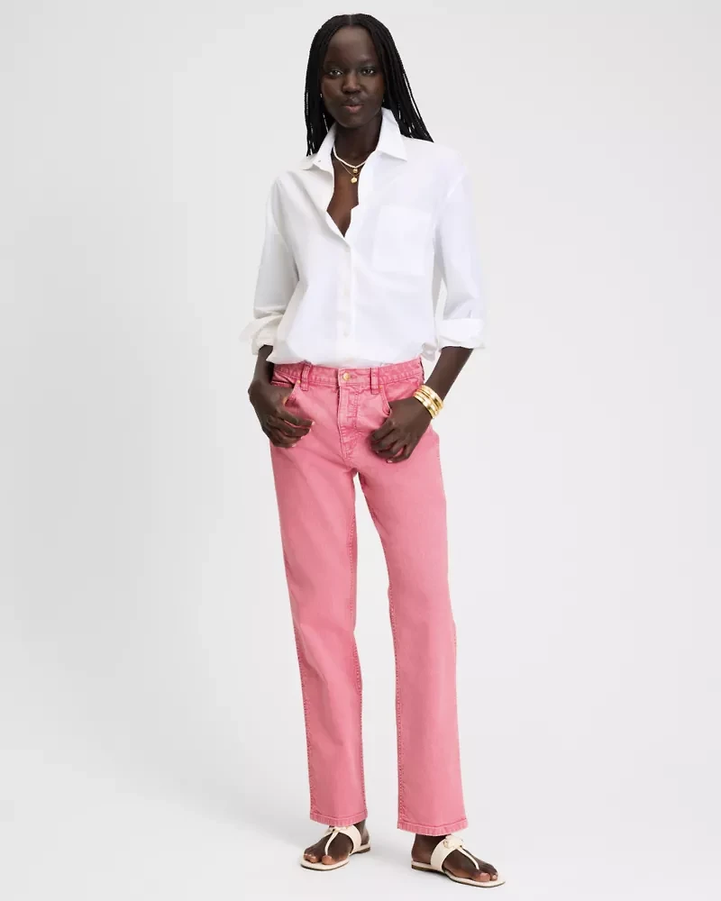Acid Wash Boyfriend Jeans