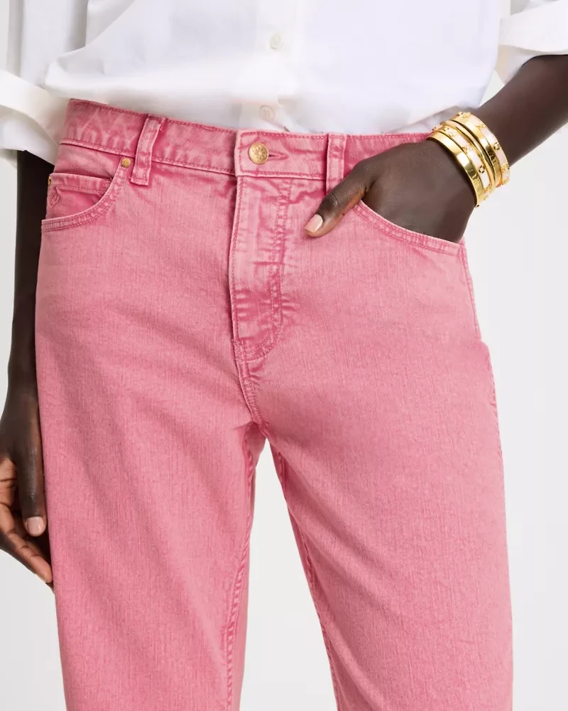 Acid Wash Boyfriend Jeans