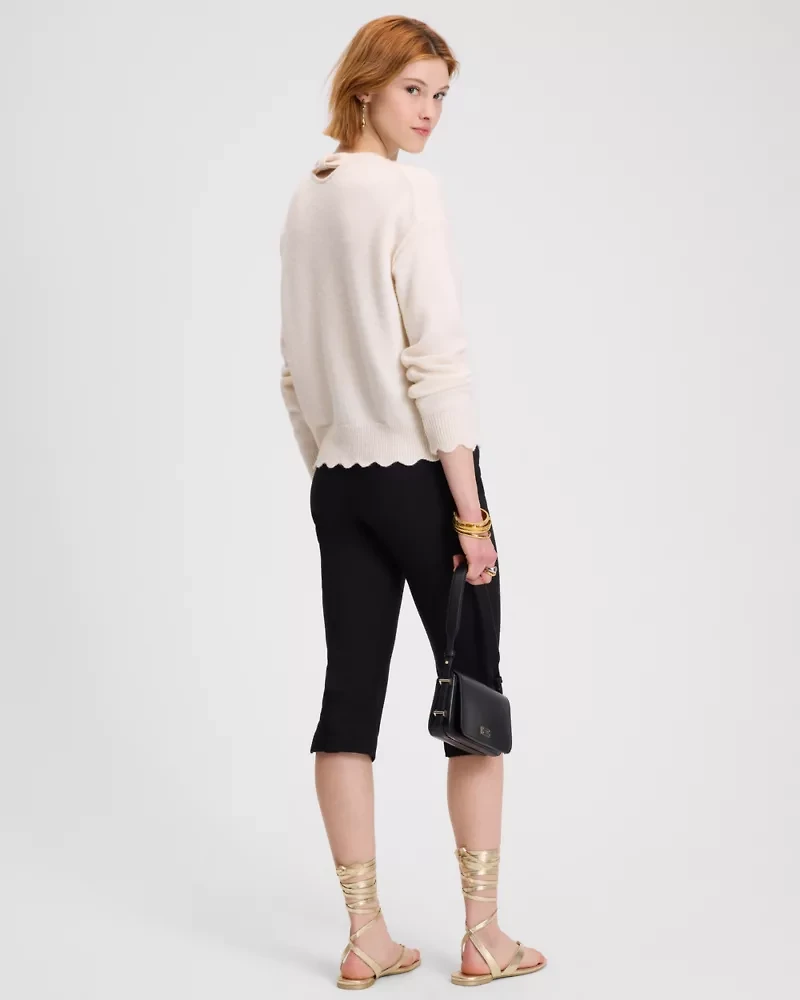 Scallop Bow Sweater
